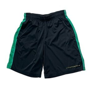 Used Nike Nike Livestrong Shorts Grey Yellow Green Size Medium